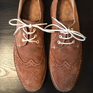 Ted Baker Jamfro Men's Brown Suede Oxford Wingtip